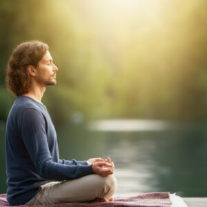 Een moment van rust en introspectie tijdens een hypnotherapiesessie, ideaal voor het vinden van balans en innerlijke kracht in Utrecht.