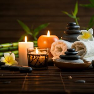 Een infographic die de voordelen van holistische therapie in Hoofddorp illustreert, zoals stressvermindering en emotionele balans.