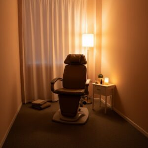 Persoon die symbolisch losbreekt van ketens, symbool voor vrijheid door hypnotherapie.