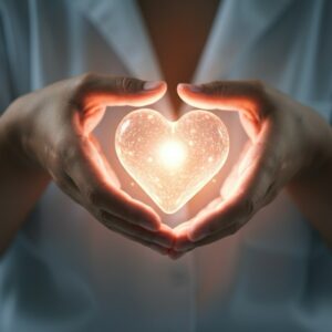 Een persoon die mediteert op een heuveltop bij zonsopgang, symbool voor balans en mindfulness bereikt door psychotherapie.