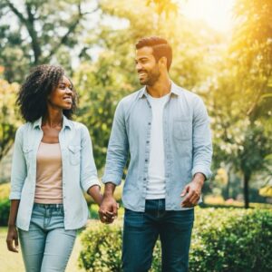  Bureau van een relatietherapeut met een notitieboek, pen en een kopje thee.