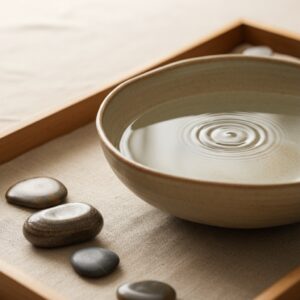 Energieherstel met Reiki in Purmerend: zachte handpositie boven het hart, warm licht en kalme setting voor diepe ontspanning