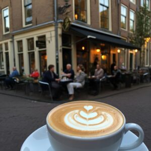 Een afbeelding die therapie en inzicht in Haarlem symboliseert, met een focus op persoonlijke ontwikkeling en de unieke charme van de stad.