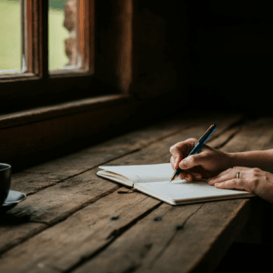 Een historische gracht in Gouda met weerspiegelingen van oude gebouwen, passend bij het thema van historische lagen.