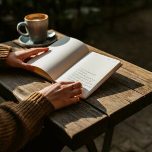 Een rustgevend moment tijdens therapie in Breda, met focus op reflectie en het hervinden van balans in het dagelijks leven.