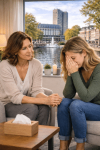 Traumatherapie in Tilburg waarbij een therapeut persoonlijke begeleiding biedt bij emotionele verwerking en herstel