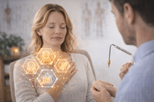 NEI therapie sessie waarbij onbewuste emotionele blokkades via neuro emotionele integratie worden verwerkt