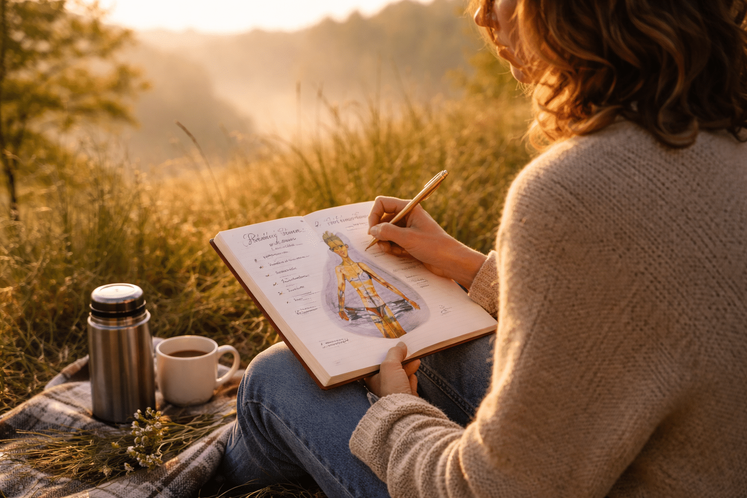 Reflectie en human design in een natuurlijke omgeving