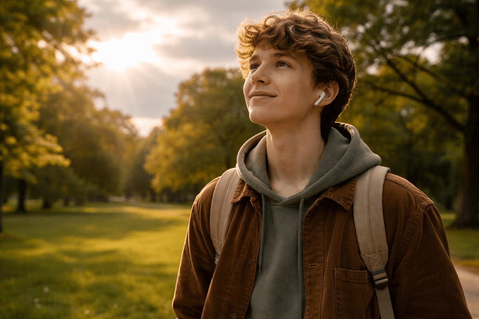 Jongere vindt rust in de buitenlucht